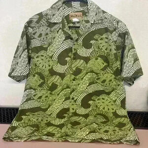 Blue Hawaii Small Green Vintage Shirt